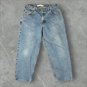 Vintage GAP Baggy Loose Fit Size Mens 36x30 Medium Wash Blue Y2K Denim Jeans